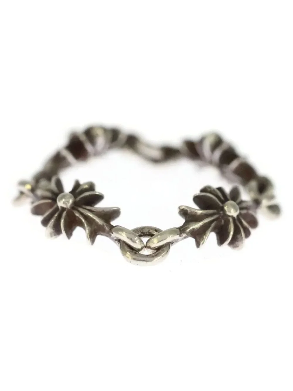 Chrome Hearts Ring Tny CH Pls Tiny Ech Plus Silver
